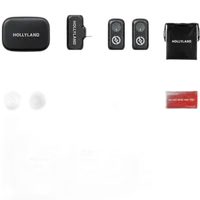 Hollyland LARK A1 Duo Wireless Microphone - Space Gray USB-C RX 1