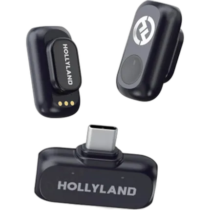 Hollyland LARK A1 Mini Duo Wireless Microphone - Space Gray USB-C RX
