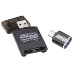 Hoodman Steel SD/Micro SD UHS-II Enabled Card Reader