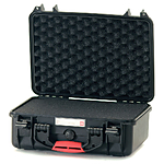 HPRC 2400F Hard Case with Foam (Black with Red Handle)