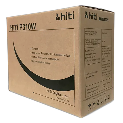 HiTi 4X6 Media for P310W P322 Printer ( 6 Packs of 120 SHEETS)
