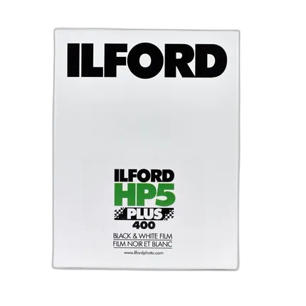 Ilford HP5 Plus Black  and  White Negative Sheet Film (5x7in, 25 Sheets)