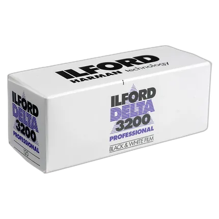Ilford Delta 3200 Professional Black and White Negative Film (120 Roll Film)