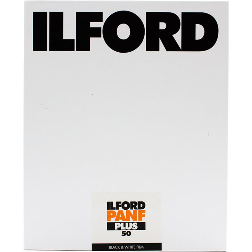 Ilford Pan F Plus black and white film box