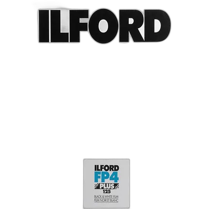 Ilford FP4 Plus Black and White Negative Film (4x5, ISO 125, 100 Sheets)