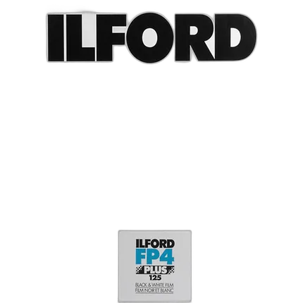 Ilford FP4 Plus Black and White Negative Film (5x7, ISO 125, 25 Sheets)