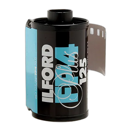 Ilford FP4 Plus Black and White Negative Film (35mm Roll Film, 24 Exposures)