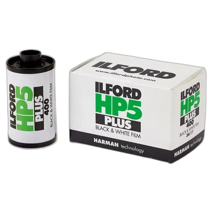 Ilford HP5 Plus Black and White Negative Film (35mm, 36 Exposures)