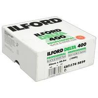 Ilford Delta 400 Professional B and W Negative Film -35mm Roll Film, 100ft Roll 0