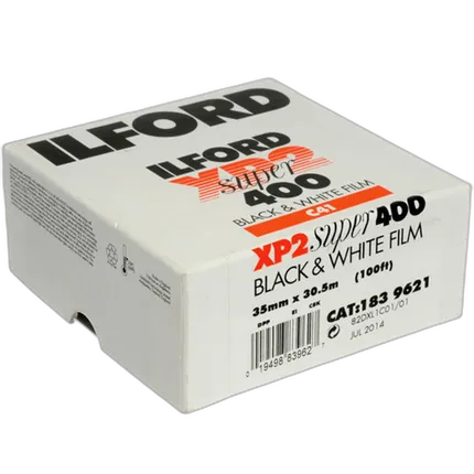 Ilford XP2 Super 35mm Black and White Negative Film (100ft Roll)