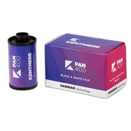 Kentmere Pan 400 Black and White Negative Film (35mm Roll Film, 36 Exposures)