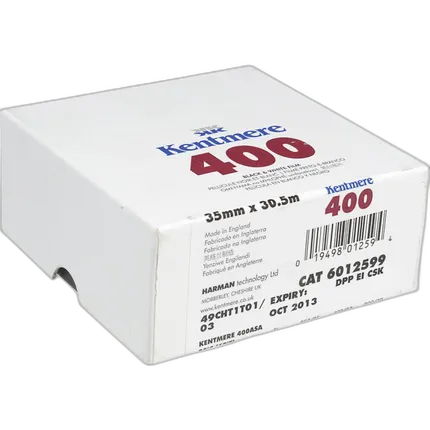 Kentmere Pan 400 Black and White Negative Film (35mm Roll Film, 100ft Roll)