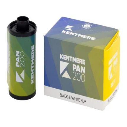 Kentmere Pan 200 Black and White Negative Film (35mm Roll Film, 36 Exposures)