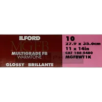 Ilford Multigrade FB Warmtone Paper (Glossy, 11x14, 10 Sheets) 1