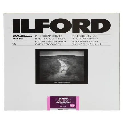 Ilford MULTIGRADE RC Deluxe Paper (Glossy, 11x14in, 10 Sheets)