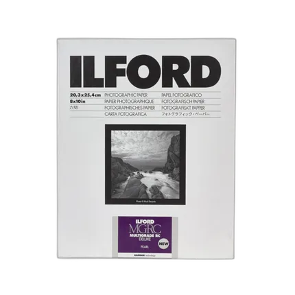 Ilford MULTIGRADE RC Deluxe Paper (Pearl, 8x10in, 250 Sheets)