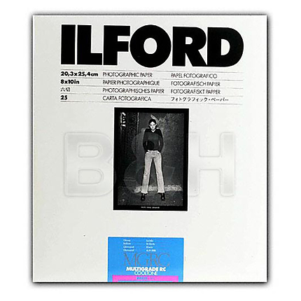 IlfordMultigrade Resin Coated Cooltone B and W Paper (Glossy, 8x10, 100 Sheets)
