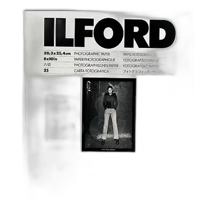 IlfordÃ?Multigrade Resin Coated Cooltone B and W Paper (Glossy, 8x10, 100 Sheets)