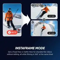Insta360 X5 360 Action Camera Motorcycle Multiview Bundle 4