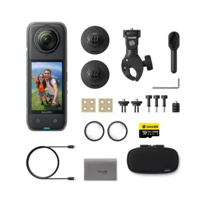 Insta360 X4 360 8K Motorcycle Bundle