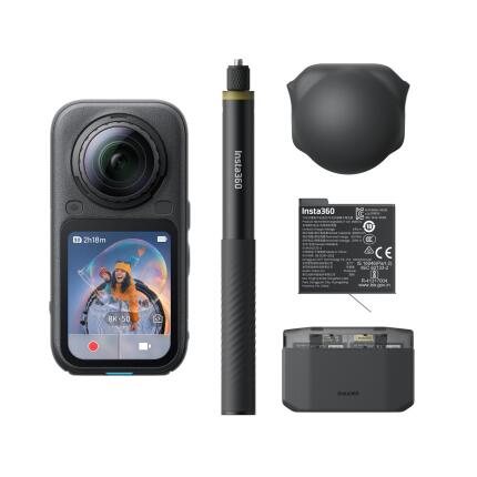 Insta360 X6 Essentials Bundle - Midnight Black