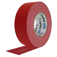 Professional Gaffers Tape - 2 Inches x 60 Yards (Red) 0