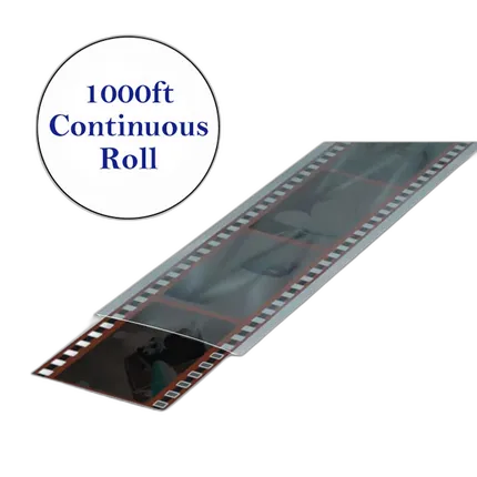 35mm Continuous Roll Sleeving - 1000ft - 2mil CLear