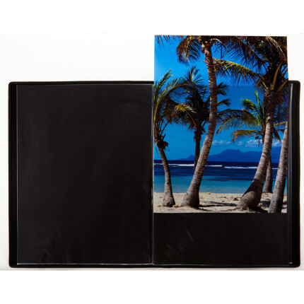 Itoya ProFolio Evolution 5x7 Black Photo Album with 48 Pages