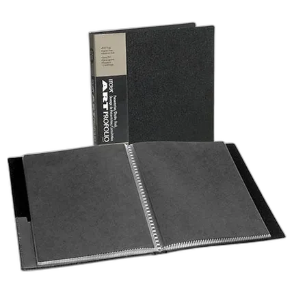 Itoya 4x6 Art Profolio Storage/Display Book 24 Sleeves/48 Images