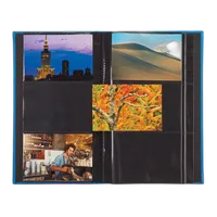Itoya ProFolio Deluxe Photo Album 7.5 x 13.5 x 2.12 - Blue 1