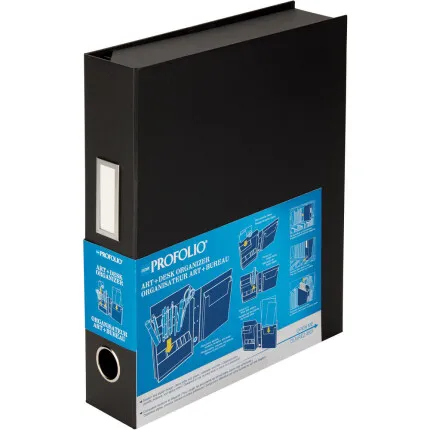 Itoya ProFolio Art and Desk Organizer 8.5x11 inch - Black
