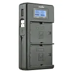 Jupio USB Dedicated Duo Charger LCD for Canon LP-E6 LP-E6N 0