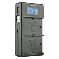 Jupio USB Dedicated Duo Charger LCD for Fuji NP-W126(S) 0