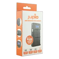 Jupio USB Dedicated Duo Charger LCD for Fuji NP-W126(S) 2