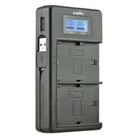 Jupio USB Dedicated Duo Charger LCD for Nikon EN-EL14 0