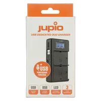 Jupio USB Dedicated Duo Charger LCD for Sony NP-FZ100 1