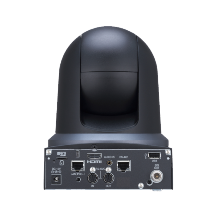 Rear view of JVC KY-PZ100 Black PTZ camera