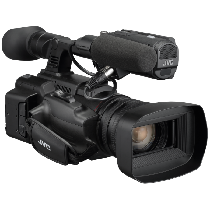 JVC GY-HC500U side view