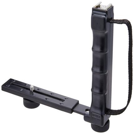 Kaiser Folding Metal L Flash Bracket with Hand Strap