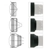 Kaiser 72mm 3-in-1 Rubber Lens Hood 5