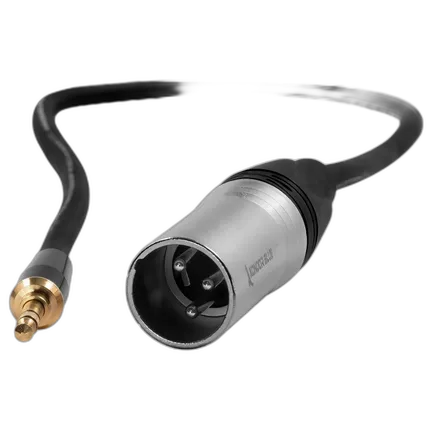 Kondor Blue 16 Inch XLR Male to 3.5mm Male Mini TRS Cable