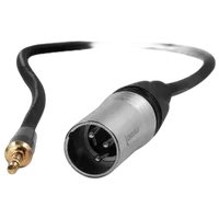 Kondor Blue 16 Inch XLR Male to 3.5mm Male Mini TRS Cable 0