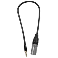 Kondor Blue 16 Inch XLR Male to 3.5mm Male Mini TRS Cable 1