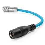 Kondor Blue 2.5mm DC Barrel Female To 2-Pin Male Power Cable for BMPCC 4K 6K