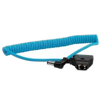 Kondor Blue D-Tap to DC Right Angle Coiled Cable (5.5 x 2.5mm) 0