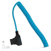 Kondor Blue D-Tap to DC Right Angle Coiled Cable (5.5 x 2.5mm) 2