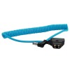 Kondor Blue D-Tap to DC Right Angle Coiled Cable (5.5 x 2.5mm)