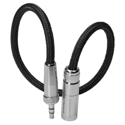 Kondor Blue Mini XLR to 3.5MM Locking Screw Mini Plug for Lavalier Mics and