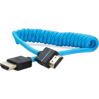 Kondor Blue Coiled HDMI Cable (12 to 24 Inch) 0