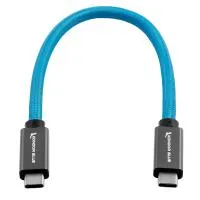 Kondor Blue USB 3.1 Gen 2 Type-C to USB Type-C Cable (8.5 Inch) 1